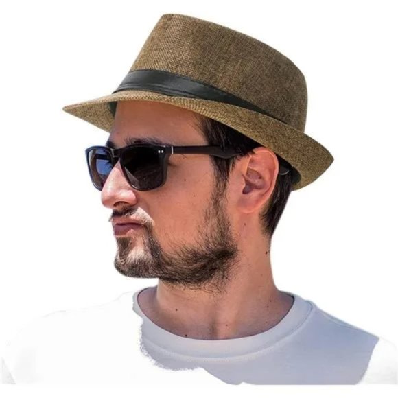 Boutique Other - Wide Brim Straw Summer Beach UPF50+, Sun - Protected Straw Hats for Men